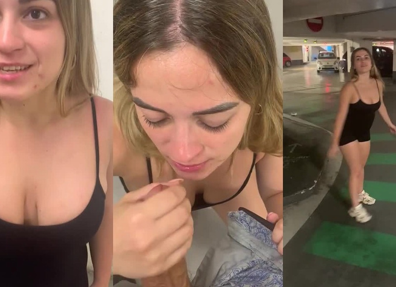 Elle Me Suce Dans Un Parking Public. She Sucks Me In A Public Parking