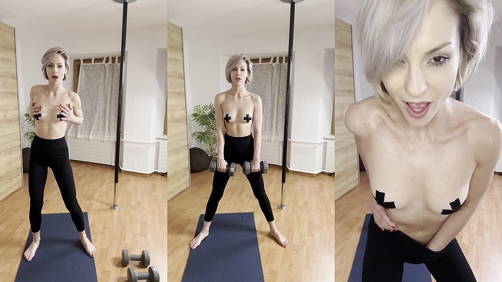 оголена сила згинання з міс Дейзі Даймонд (Міс Дейзі Даймонд) naked power flexing with miss daisy diamond (Miss Daisy Diamond)