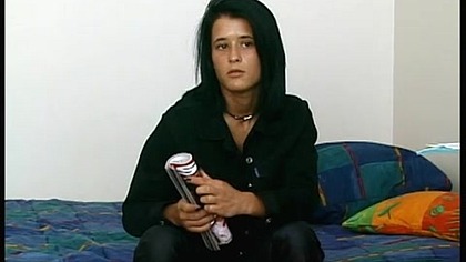 Tavalia Sucks Pussy and Fucks a Guy in a Wheelchair in a Psychedelic Scene