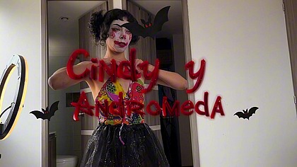 Looner fetish for first time, inflating balloons with Cindy Luna