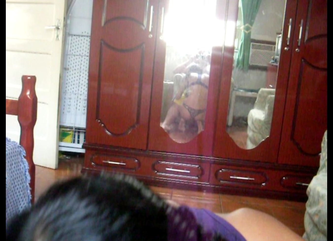 He Called The Neighbor...Made Him Sit On The Couch...Teasing Him...Sucking Him And Making Him Cum Deliciously