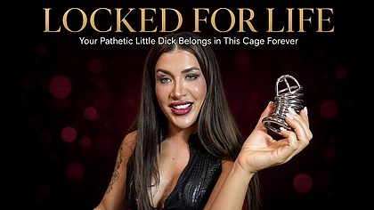 Locked for Life: Your Pathetic Little Dick Belongs in This Cage Forever