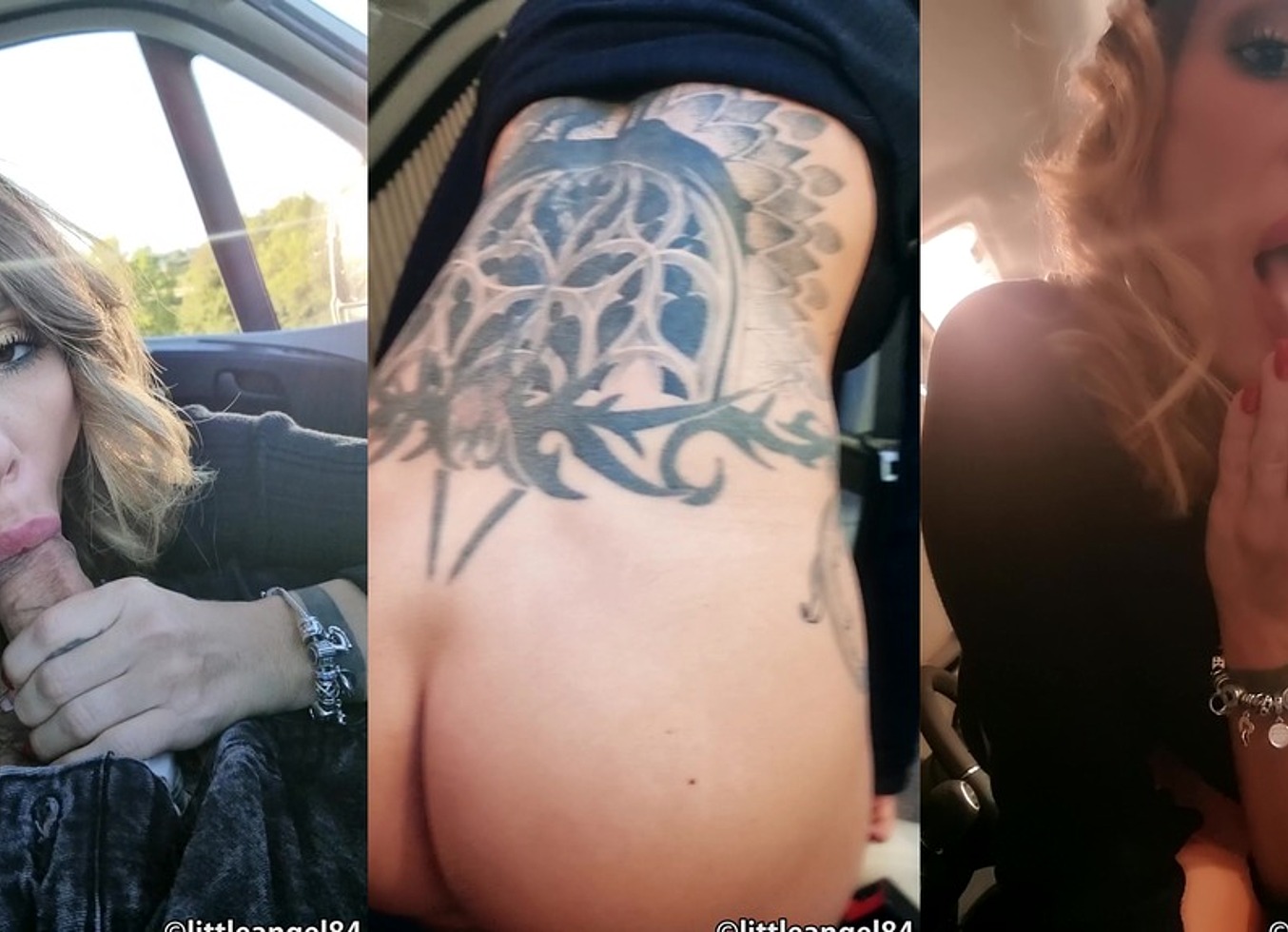 Littleangel84 - Ma Chatte Remplie A L'avant Du Camping Car