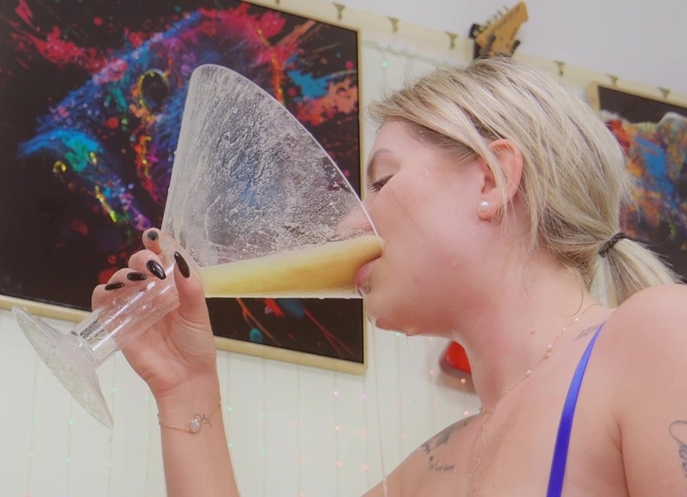 Anal Wet Piss-Spew Repeat Drinking And Expelling - Georgia Koneva Is A Rimming Butt-Sex Whore