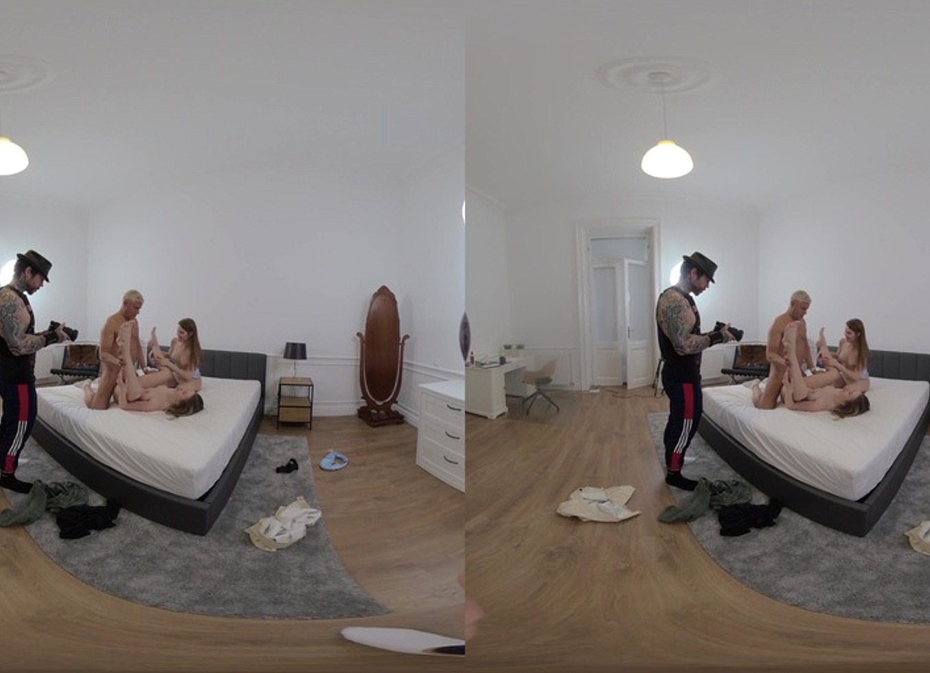 Sofi Noir Squeezes Amalia Davis's Tits As Dan Fucks Them Both!