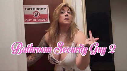 Bathroom Security Guy 2 - Immersive POV SPH