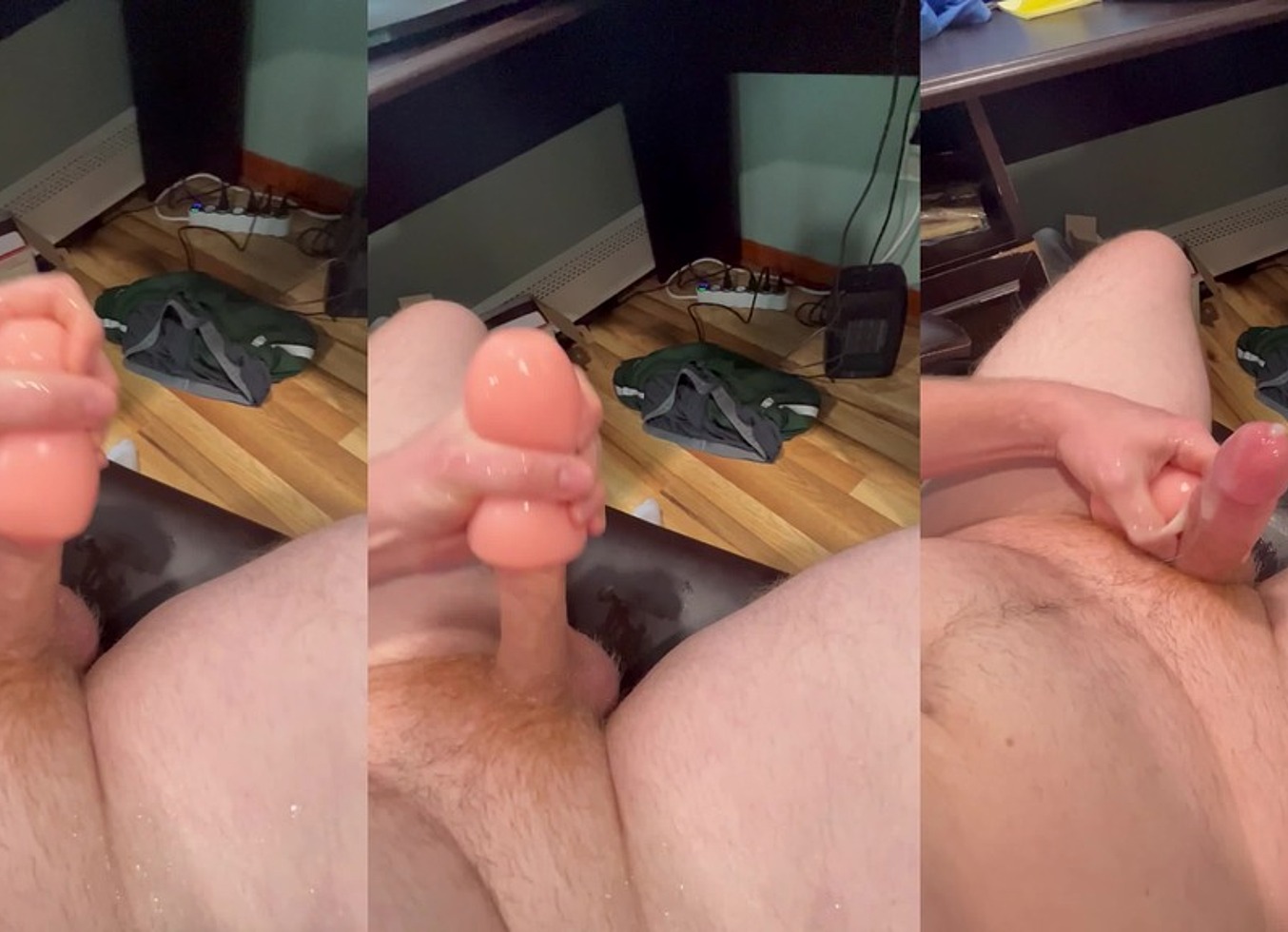 2 Long Videos and Some Pictures of Daddy Pumping His Cock Into a Sex Toy!