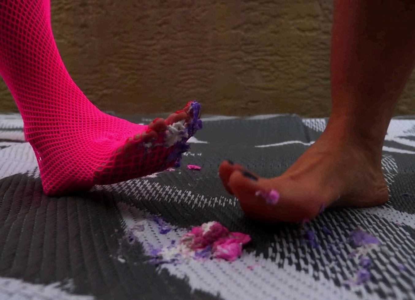 Easter Messy Foot Smash