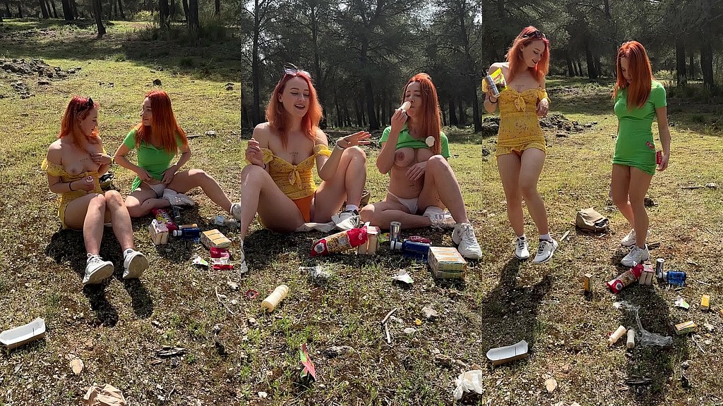 picnic with my girlfriend in forest and leave lots of trash (SherylX, Lana Michaels) picnic with my girlfriend in forest and leave lots of trash (SherylX, Lana Michaels)