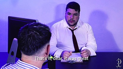 Profanus Office Episodes 3 and 4 (COMPLETE DUO) The Boss Tests the New Actors' Dicks and Eats the Intern's Ass