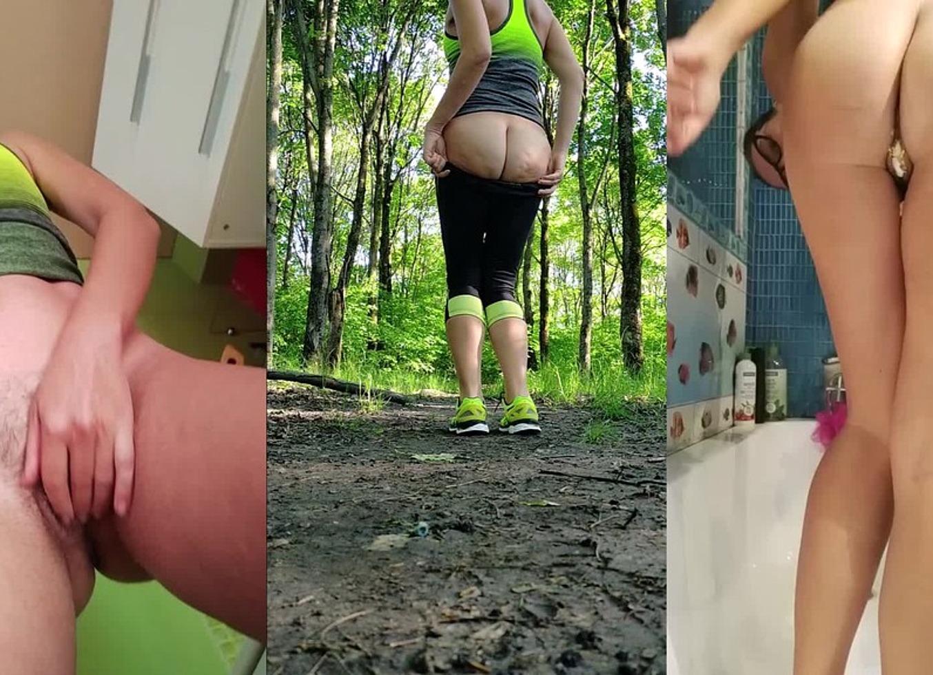 Banana N Egg Pussy Adventure # Part 2 # Outdoor Action