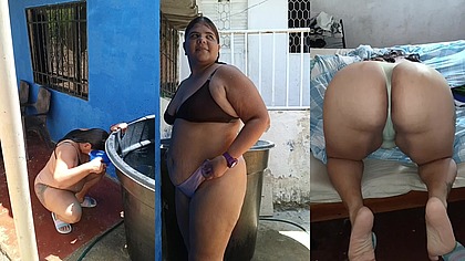 rico bano al aire libre mi vecino le gusta ver mi gran culo