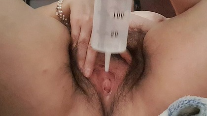 vaginal gases with syringe
