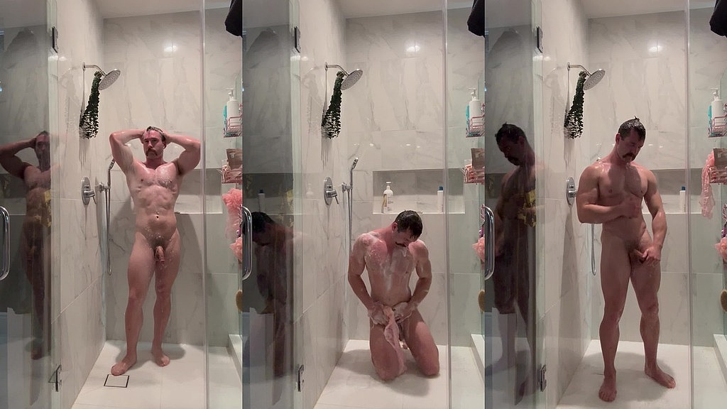 a soft cocked soapy shower (Austin Rex) a soft cocked soapy shower (Austin Rex)