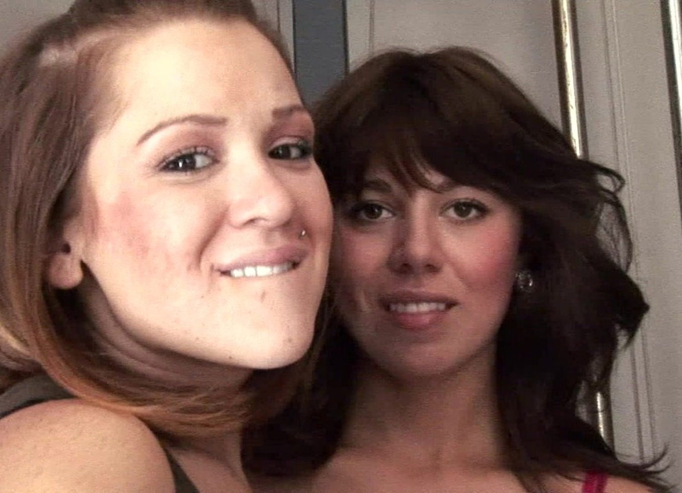 Mila And Mishy Play With A Strap On Dildo And Fuck Each Other With It