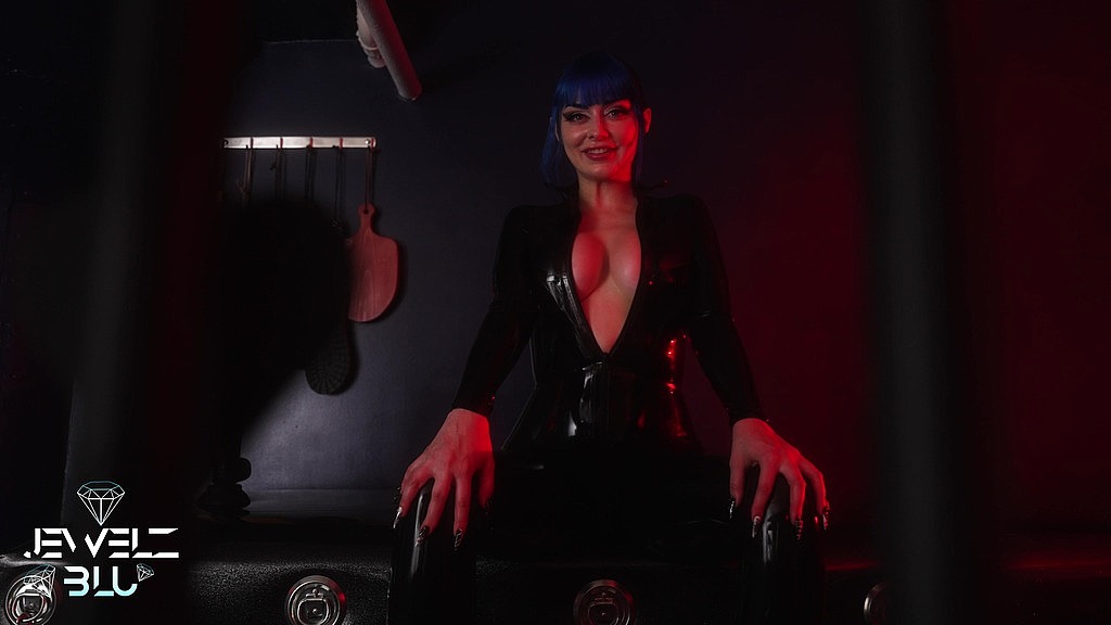 Jewelz: у твоїй клітці латексні джої (AnalVids.com) in your cage latex joi (Jewelz)
