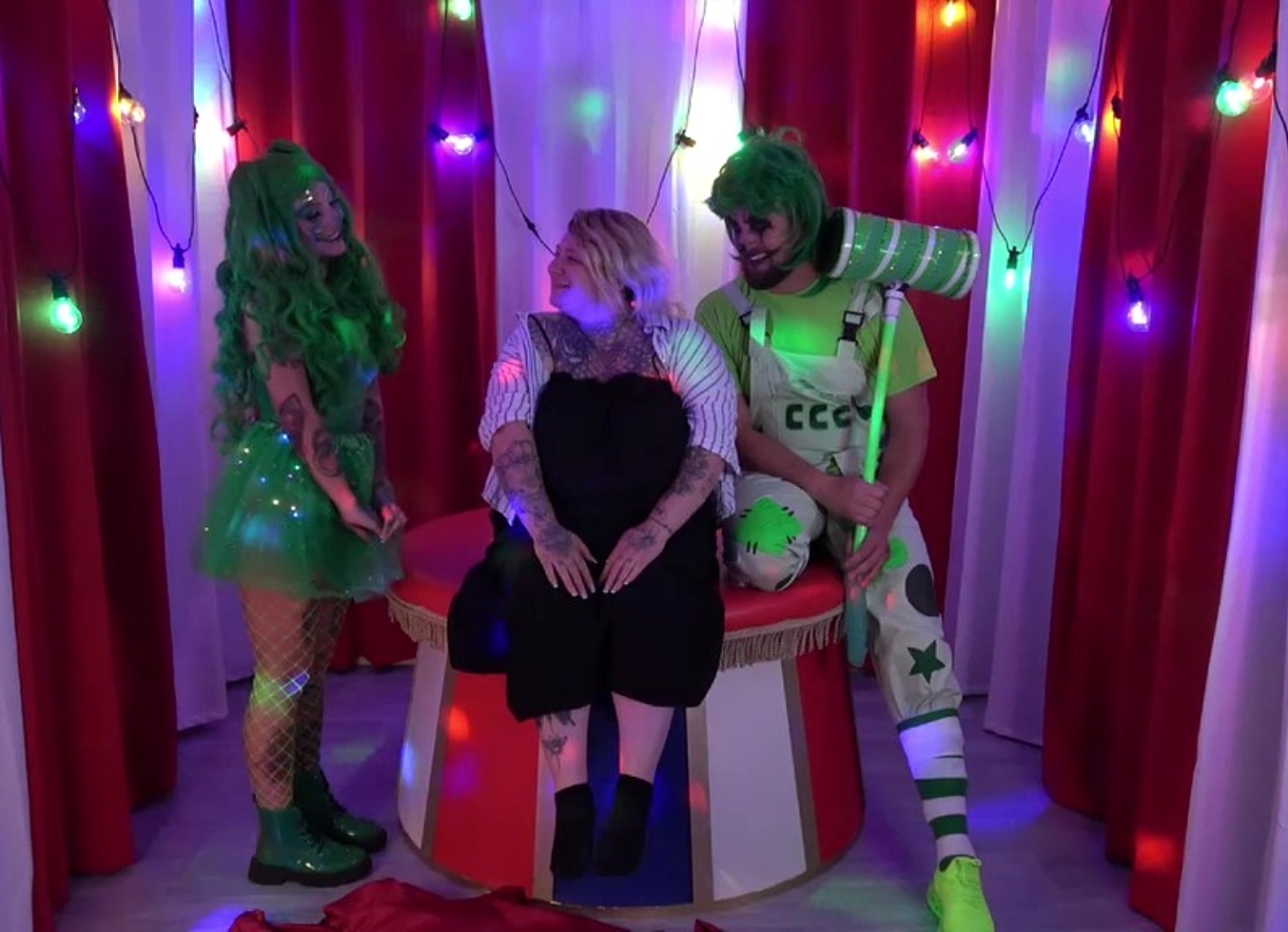 Cock Crazed Clowns Fuck Big Titty MILF