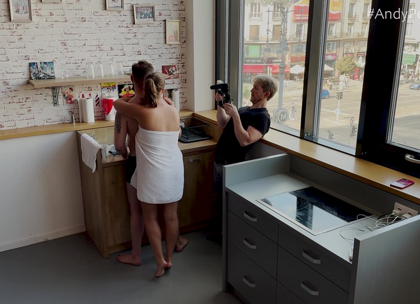 Voyeur BTS Big Tits MILF POV Titjob And Blowjob - Lady Lyne