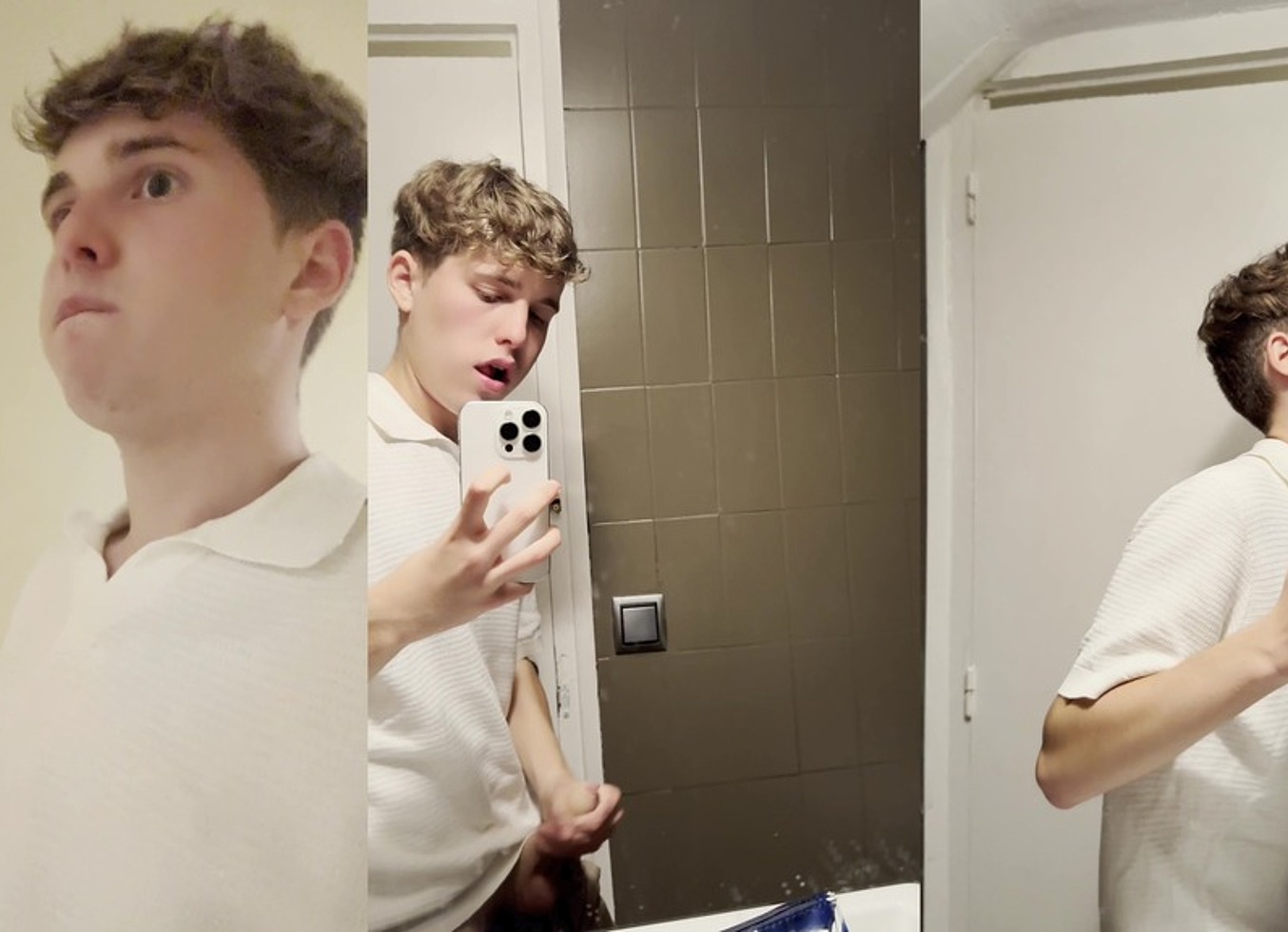 Twink Con Fimosis Se Escapa De La Comida Familiar Para Masturbarse - Video Completo