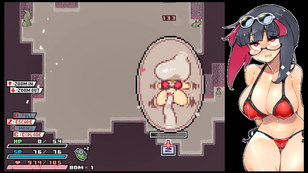 rignetta s adventure [ monsters hentai game ] ep.11 goth girl gangbang by lesbian alien zombie