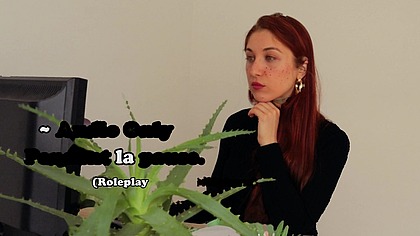 AUDIO ONLY - Pendant la pause. (FR) Ta meuf est au travail, tu es seul a la maison.