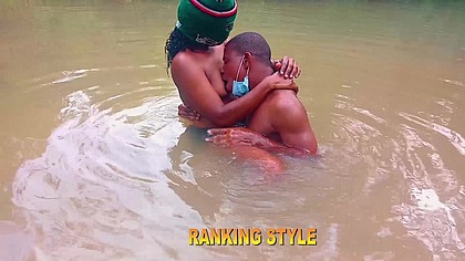 River side romantic hardcore fuck