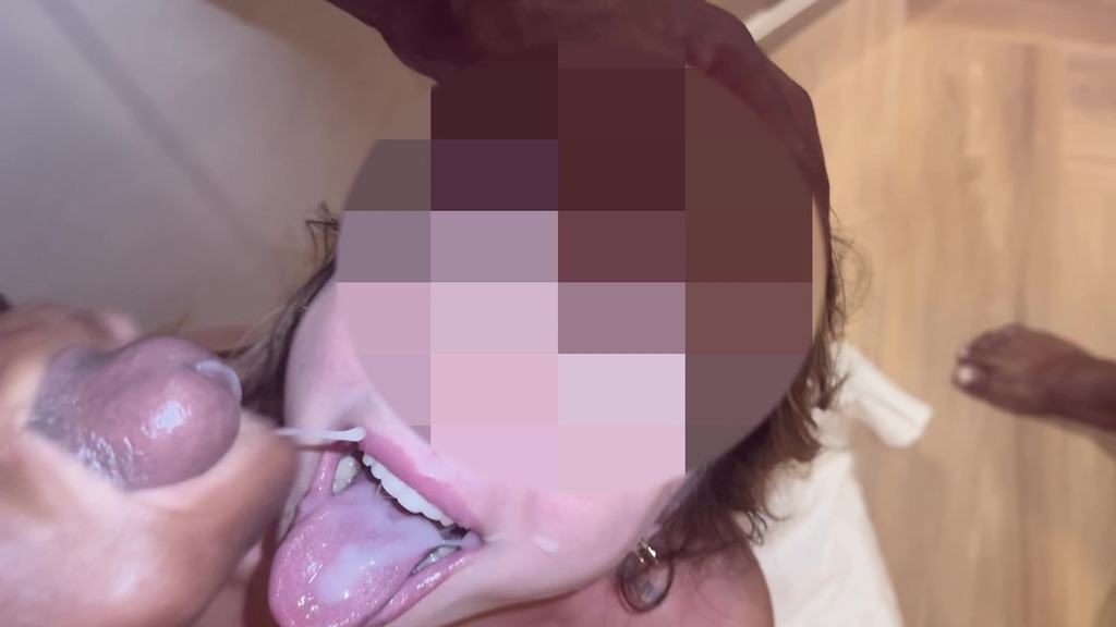 Double Black Bulls Destroyed My Holes in a Filthy DP & DPA Session While My Cuck Husband Watched and Cleaned Up