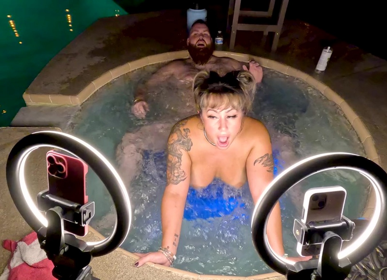 Quickie Hot Tub Sex With Misty Meaner Wca Productions