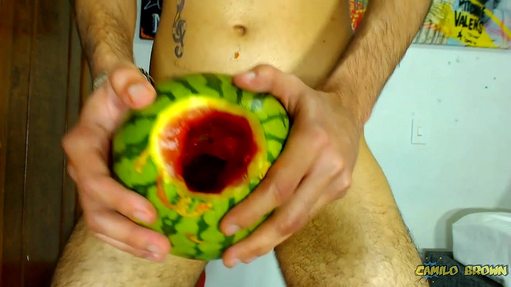 fucking a watermelon until i cum inside it - camilo brown (Camilo Brown) fucking a watermelon until i cum inside it - camilo brown (Camilo Brown)