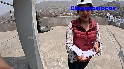 Folle con la ingeniera de la obra, la ingeniera que contrate solo pudo hacer que acepte contratarla con su cuerpo, lo disfrute como no te lo imaginas.