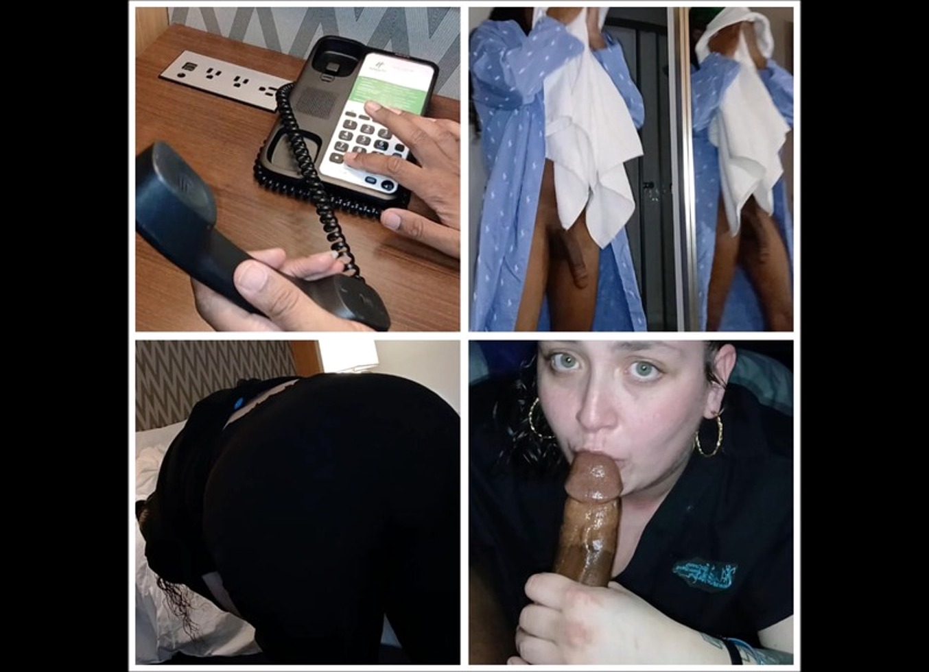 Housekeeper Was Turned On When She Seen My Dick By Mistake