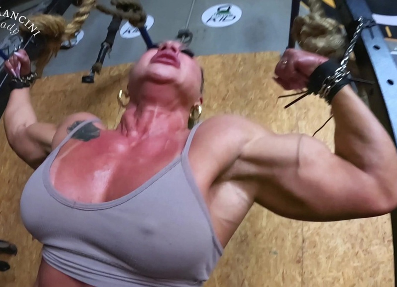 Female Muscle Fantasy - Chained!