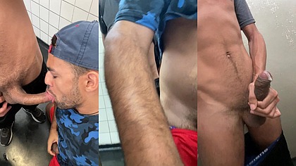 Desconhecido dotado me colocou para mamar, comeu meu cu, gozou e foi embora aliviado.