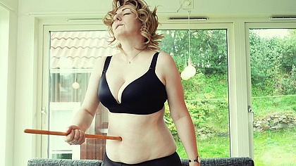 Belly Button Fetish - poke the navel