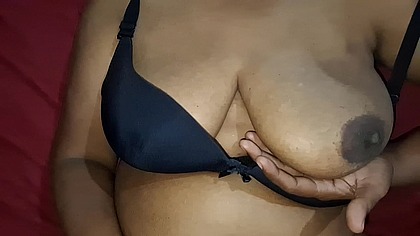 Indian wife has super hot big natural boobs