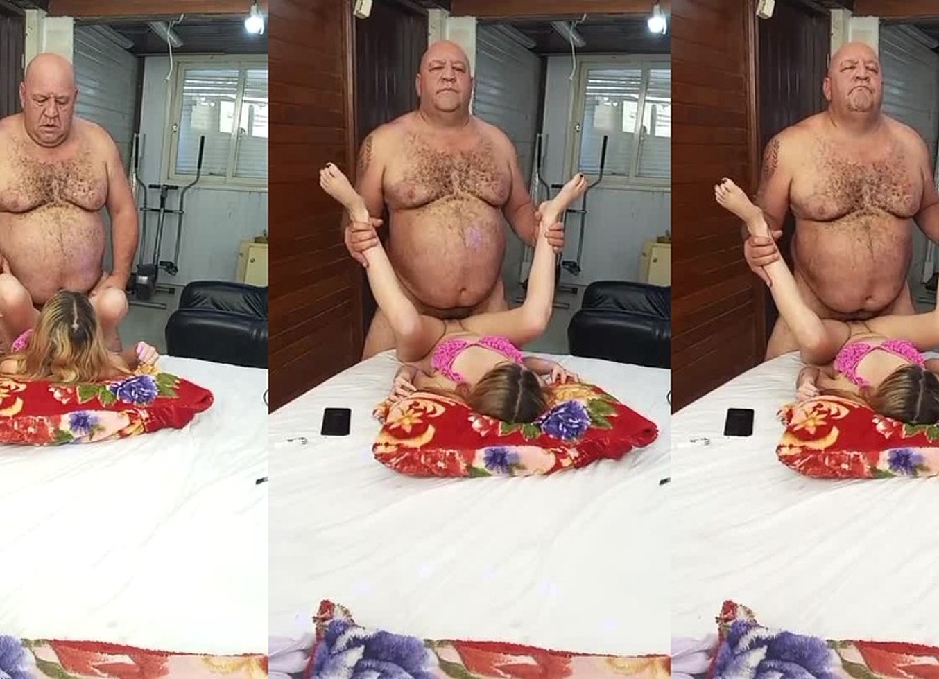 Novinha Ja Falou Que Nao Fica Longe Desse Velho Bom De Cama