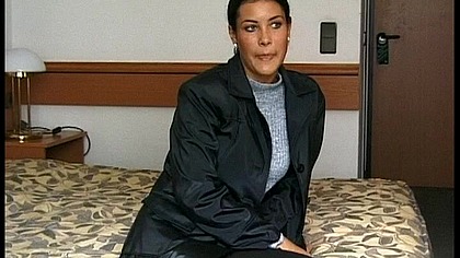 Gabriella Kerez, Busty Brunette in the Private Casting's Couch