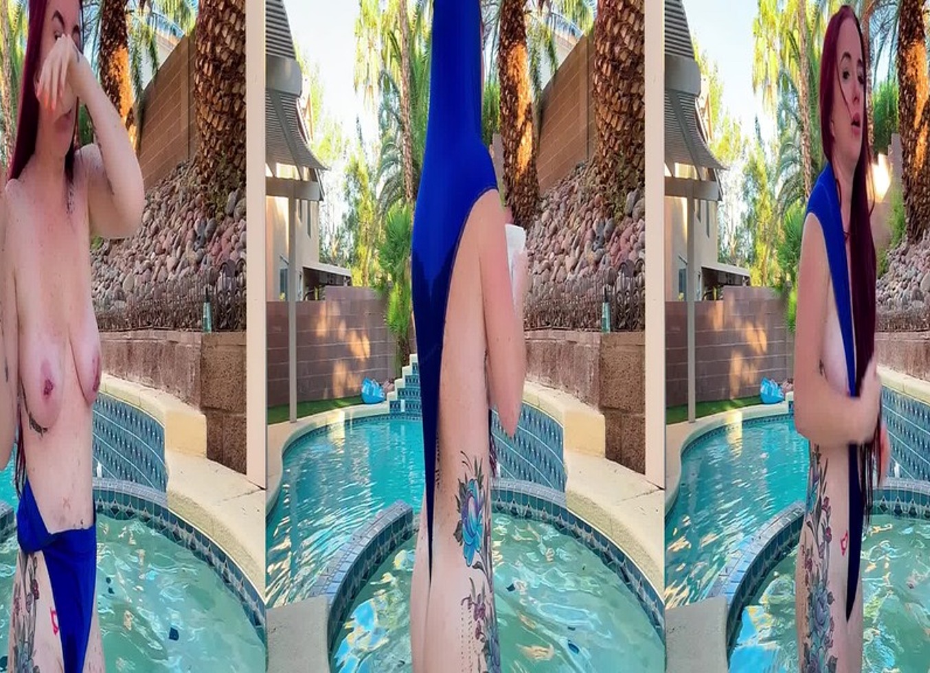 Pool Wedgies And Sneezing