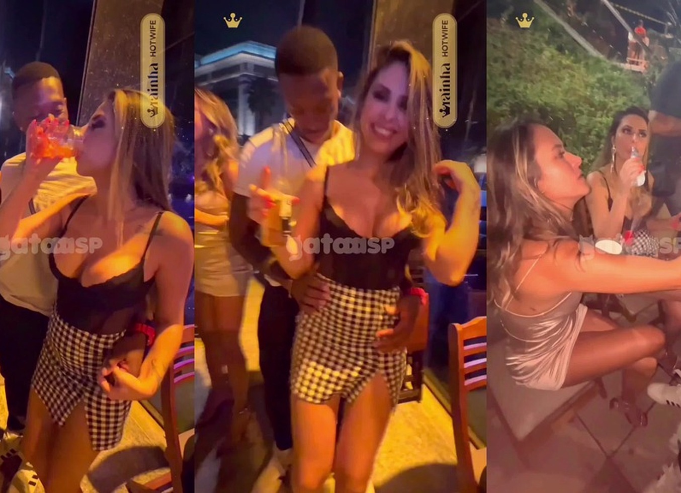 Duas Casadas Gostosas Na Balada Pegando O Negao Dotado BBC De Jeito Com Os Cornos Mansos Assistindo Tudo
