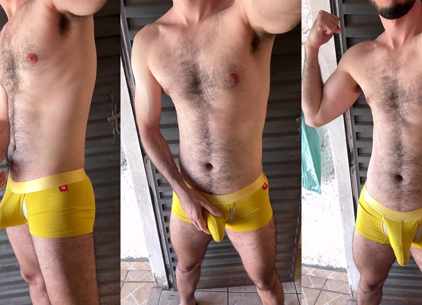Bulge Inside My Yellow Underwear