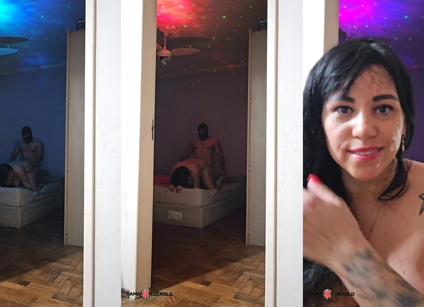 Fodida Com Forca Na Cama Do Corno Por Macho Bem Dotado - Fucked Hard On The Cuckold's Bed By A Well-Endowed Man