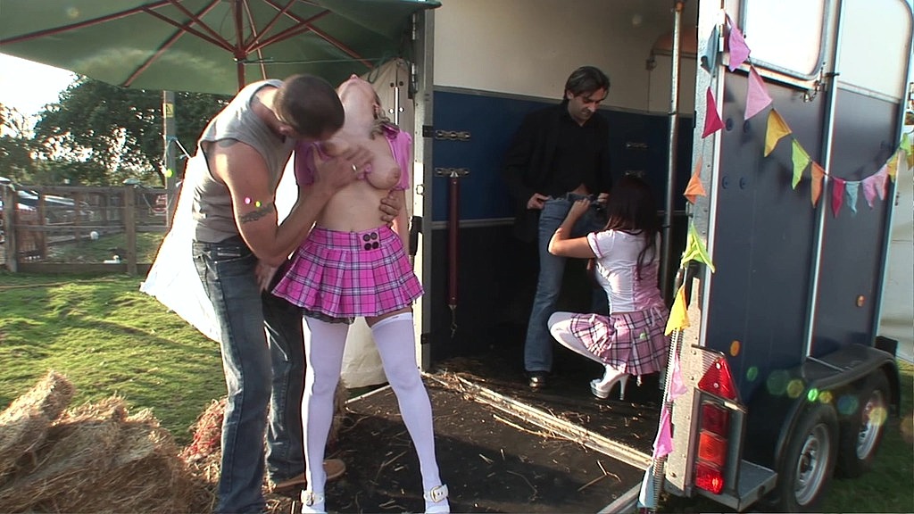 Lift their dresses for cock