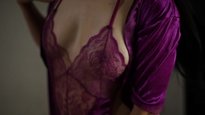 BIG ASS INDIAN GIRL MASTURBATION IN PURPLE SATIN LINGERIE