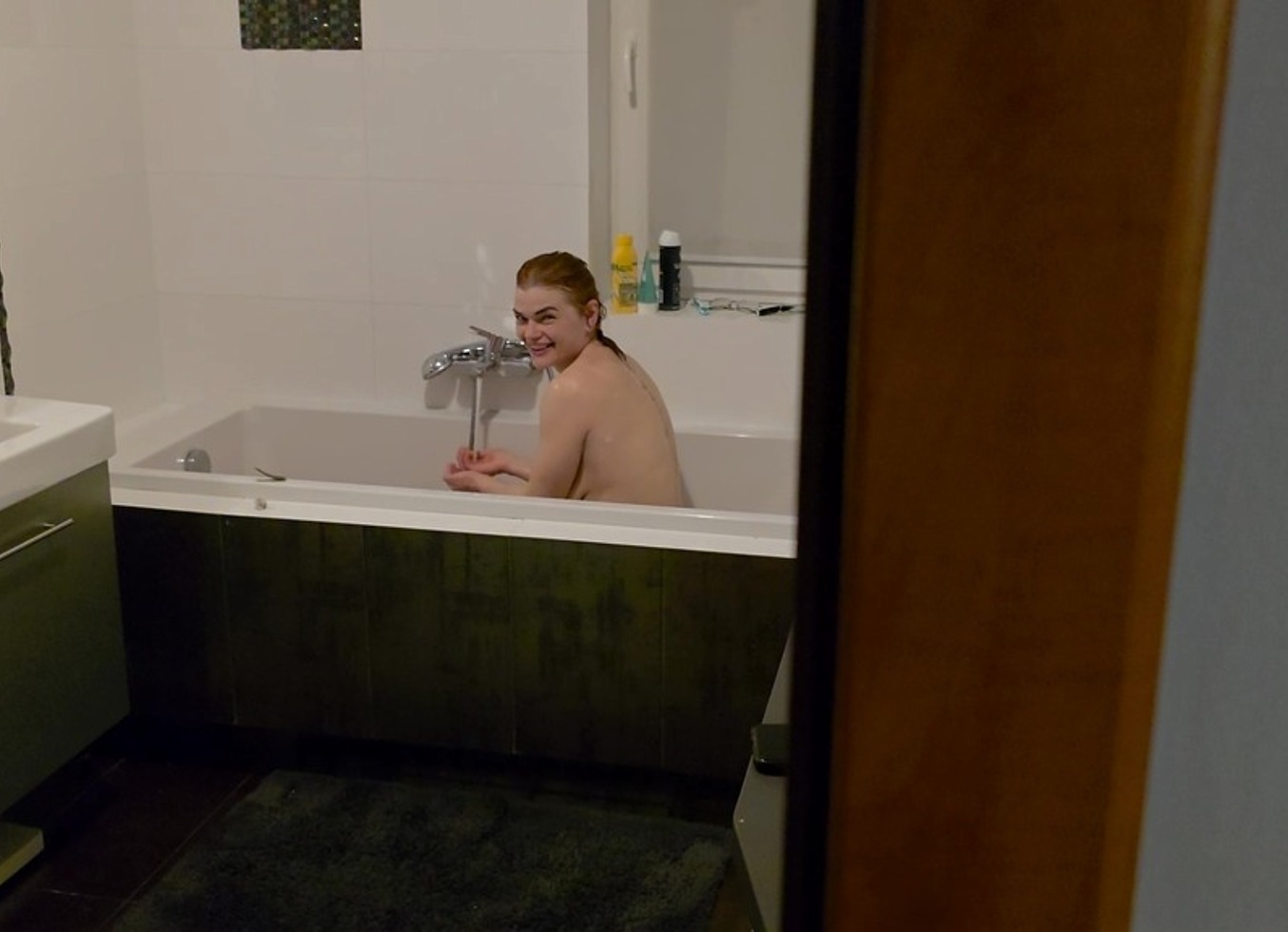 I Was Watching My Stepsister Taking Shower... She Wanted Me To Come In, And Help Me With My Dick