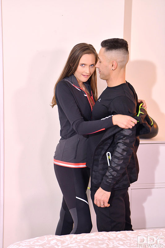 Naughty Czech hottie Stacy Cruz horny for deepthroat and doggy s #6