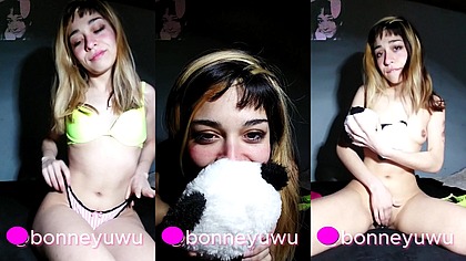 Bonneyuwu - 5:57 peluche besos y masturbacion