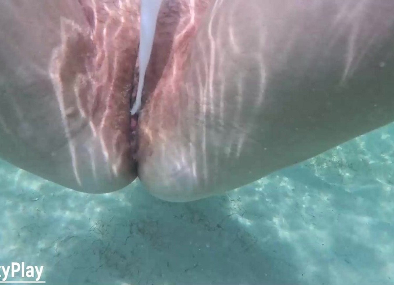 Multiple Creampie Underwater - Three Times Cum Inside