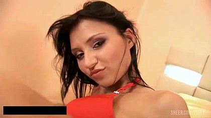 Wet and Puffy presents - Tina in sleeping room - doing masturbation,toys and pussy