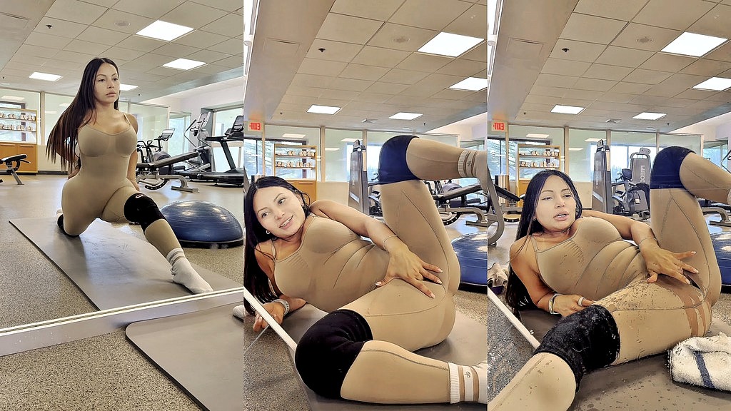 hardcore squirting at the gym (Brandy Salazar) hardcore squirting at the gym (Brandy Salazar)