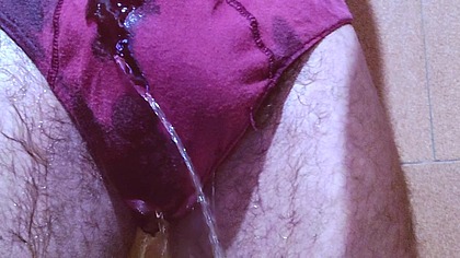 MaleSmell - update #piss - Pissing in my Red Underwear - Aug 31, 2025
